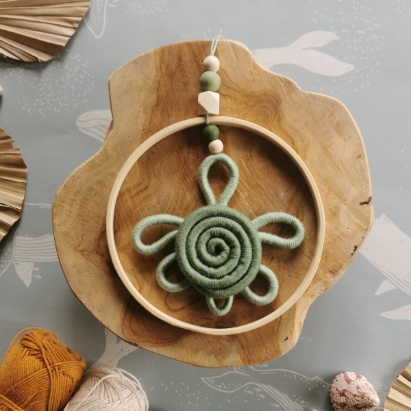 Animal macramé cercle