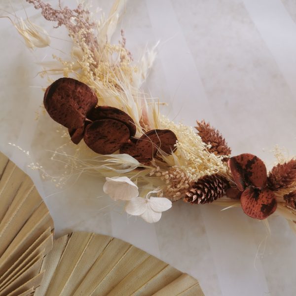 Couronne fleur séchée avec couronne seule – Image 4