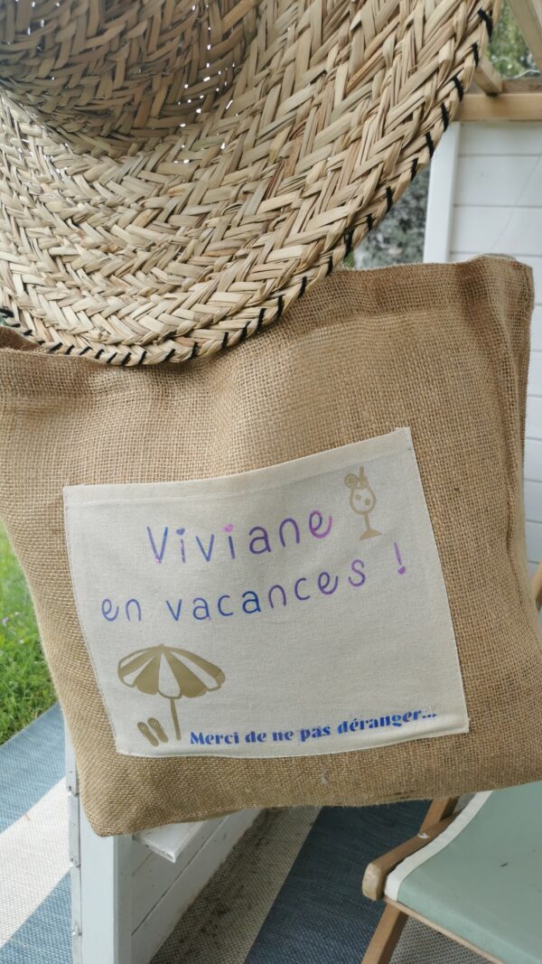 Sac en jute personnalisé – Image 5