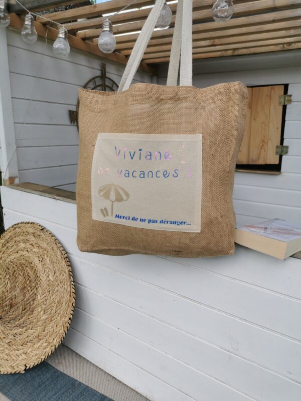Sac en jute personnalisé – Image 4