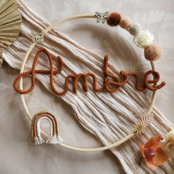 Couronne de mot ou prénom personnalisable – Image 5