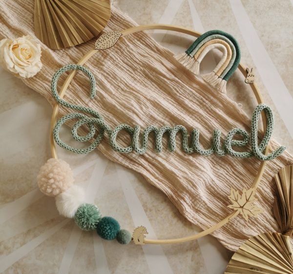 Couronne de mot ou prénom personnalisable