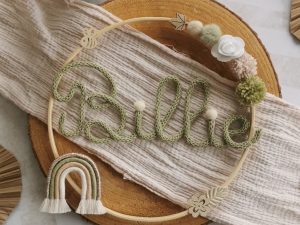 Couronne de mot ou prénom personnalisable