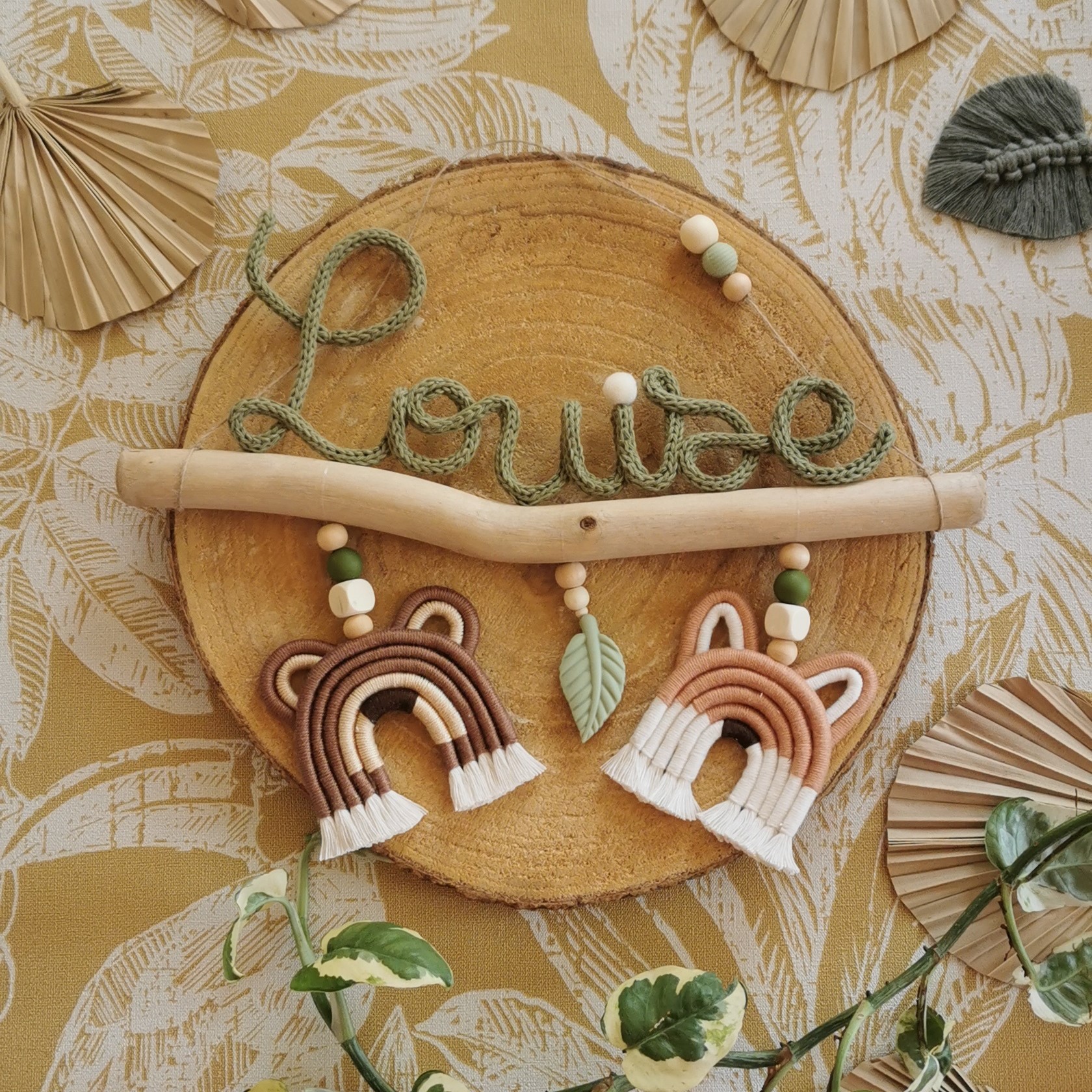 Idée cadeau pour naissance prénom sur bois flotté – Image 15