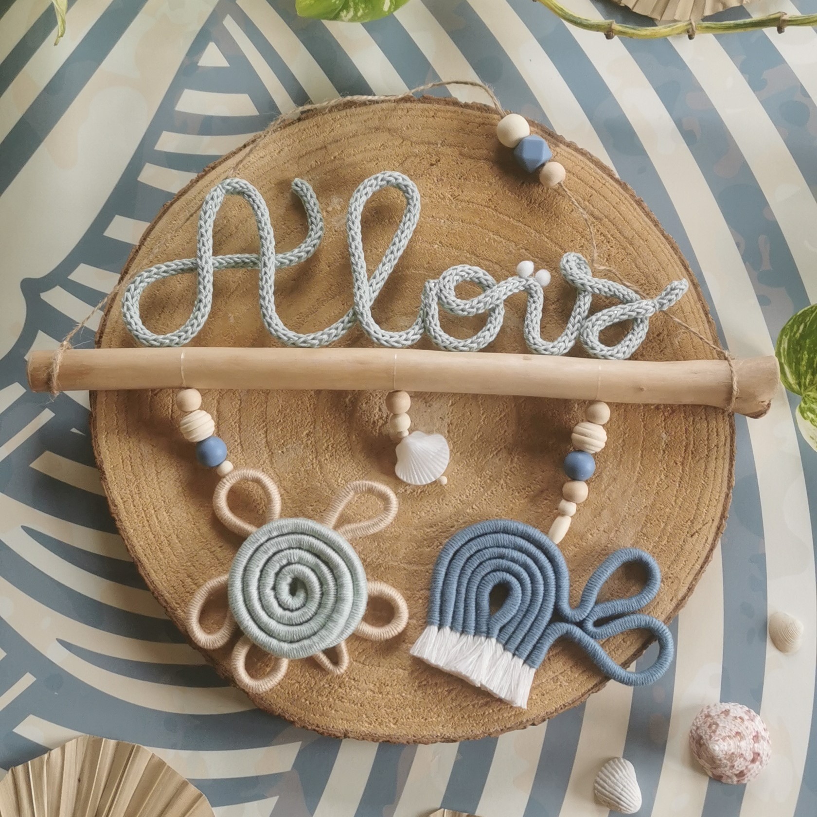 Idée cadeau pour naissance prénom sur bois flotté – Image 8