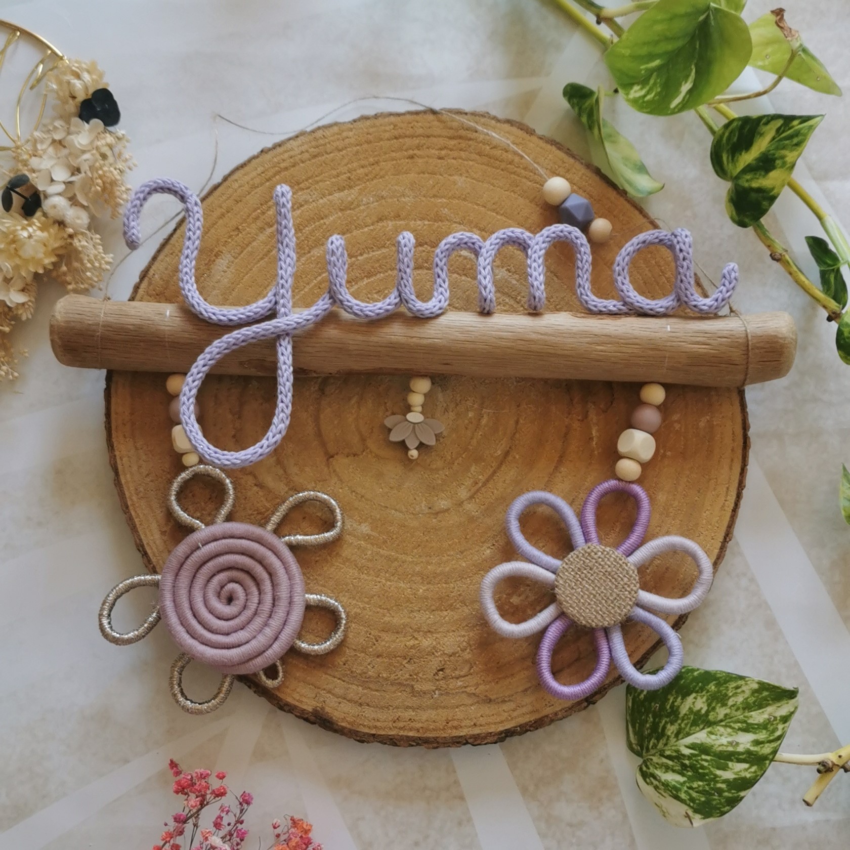 Idée cadeau pour naissance prénom sur bois flotté – Image 5