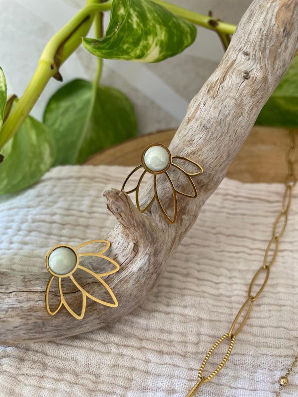 Boucles d'oreilles légères en acier inoxydable