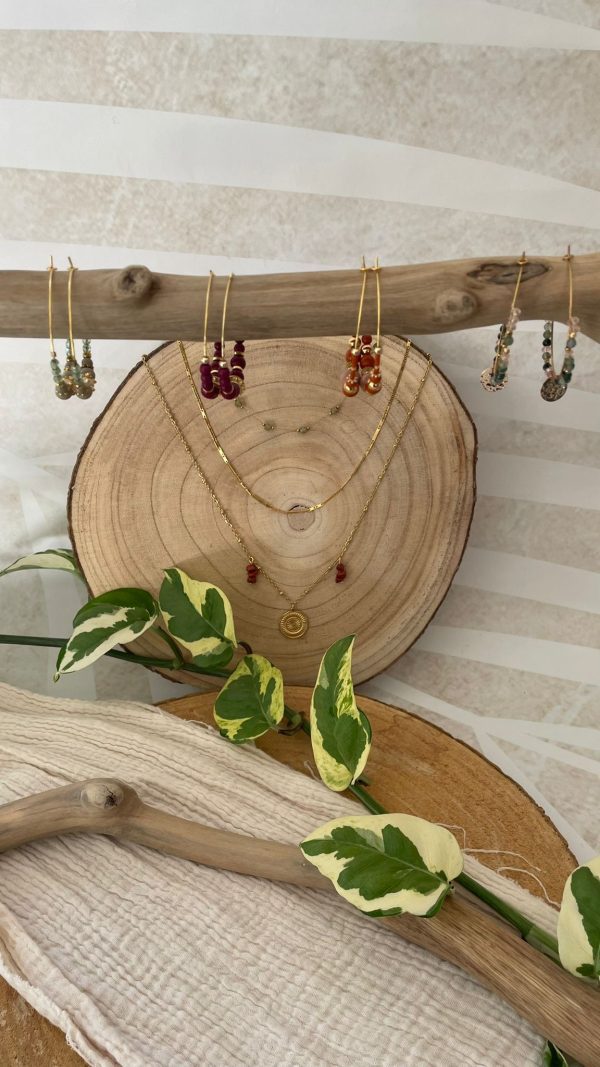 Collier longue chaîne doré et médaille – Image 10